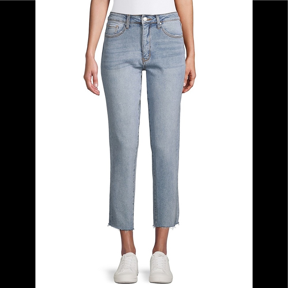 Design lab cropped straight leg denim jean size 26